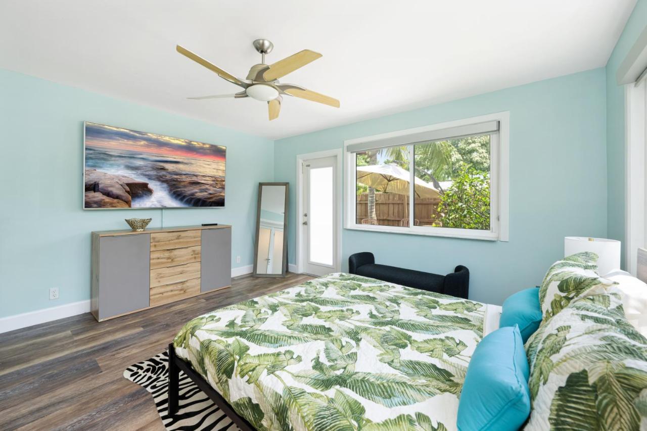 Palms Retreat! Giant Heated Pool-Hottub-Firepit-5Min2Beach-Pets-Ev Chgr 포트 로더데일 외부 사진