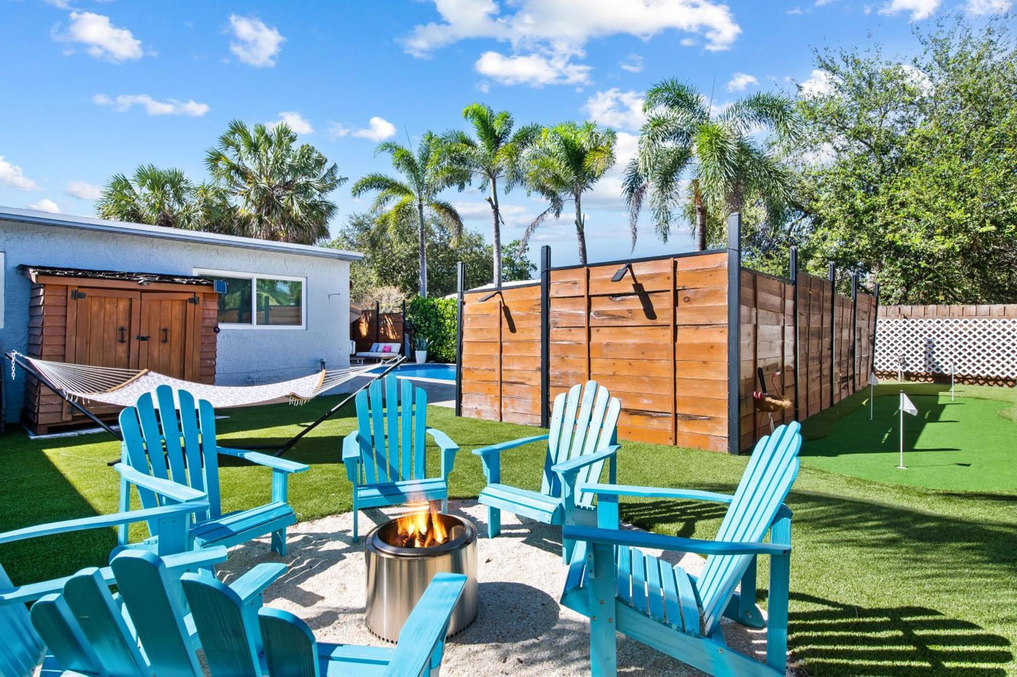 Palms Retreat! Giant Heated Pool-Hottub-Firepit-5Min2Beach-Pets-Ev Chgr 포트 로더데일 외부 사진
